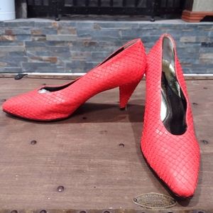 Snake skin heels size 10